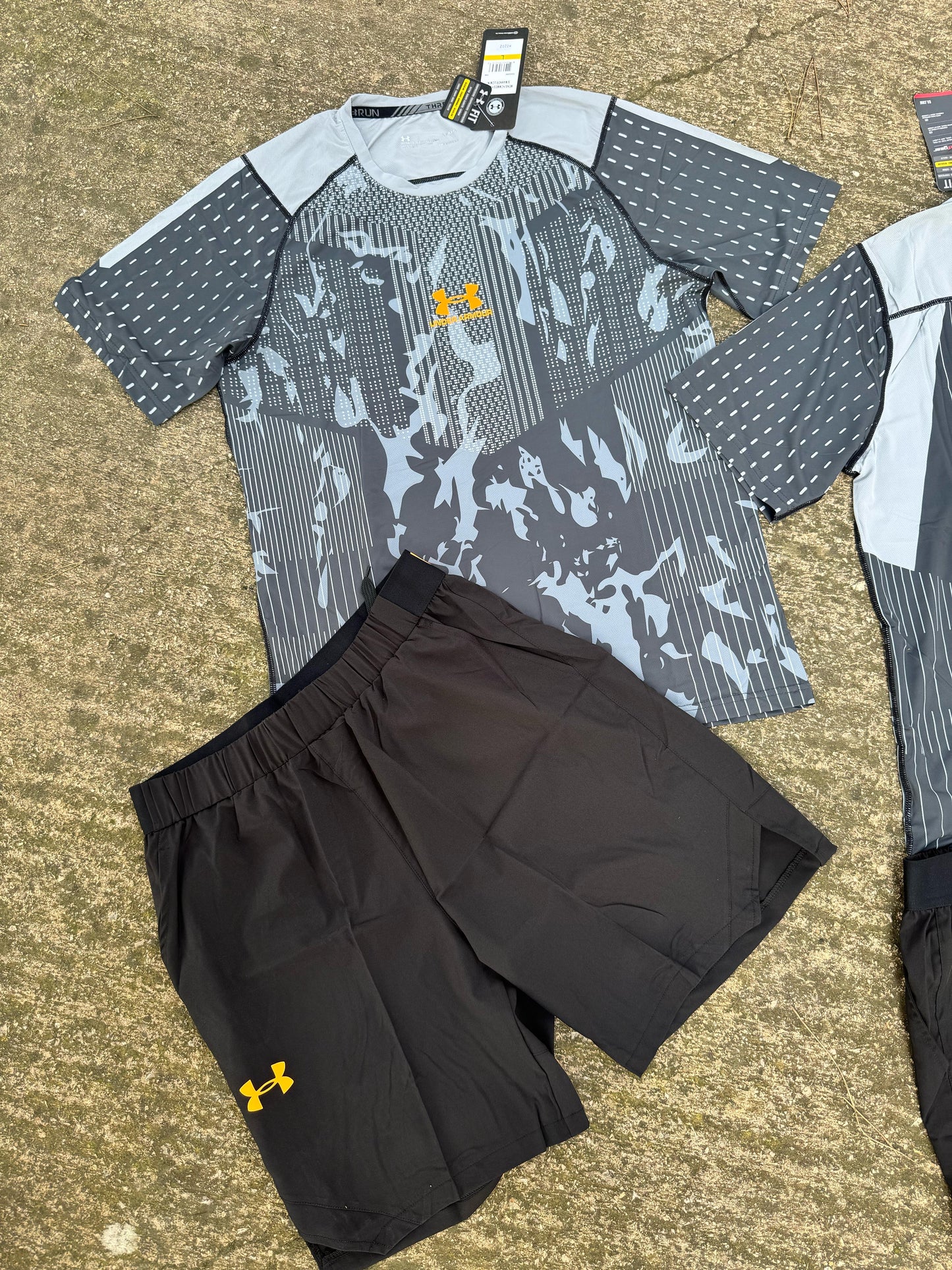 CONJUNTO VERANO UNDER ARMOUR ⚫️🟠