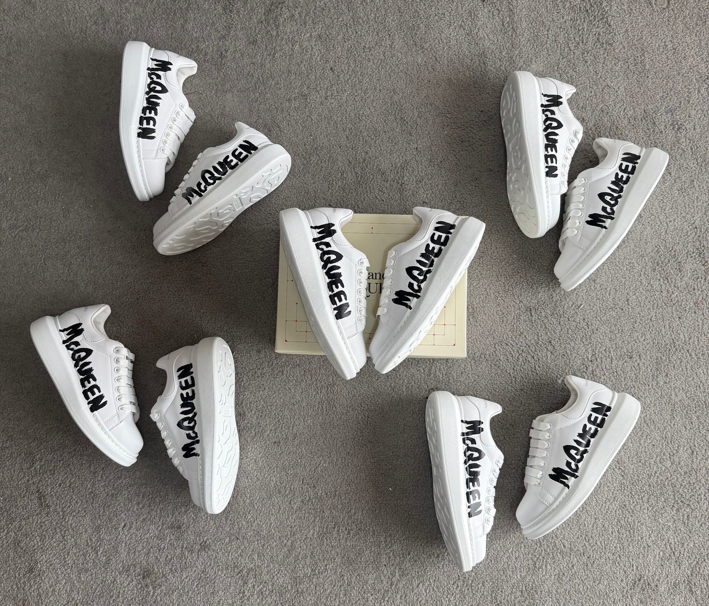 Alexander McQueen WHITE/BLACK 2025 ⚪️⚫️