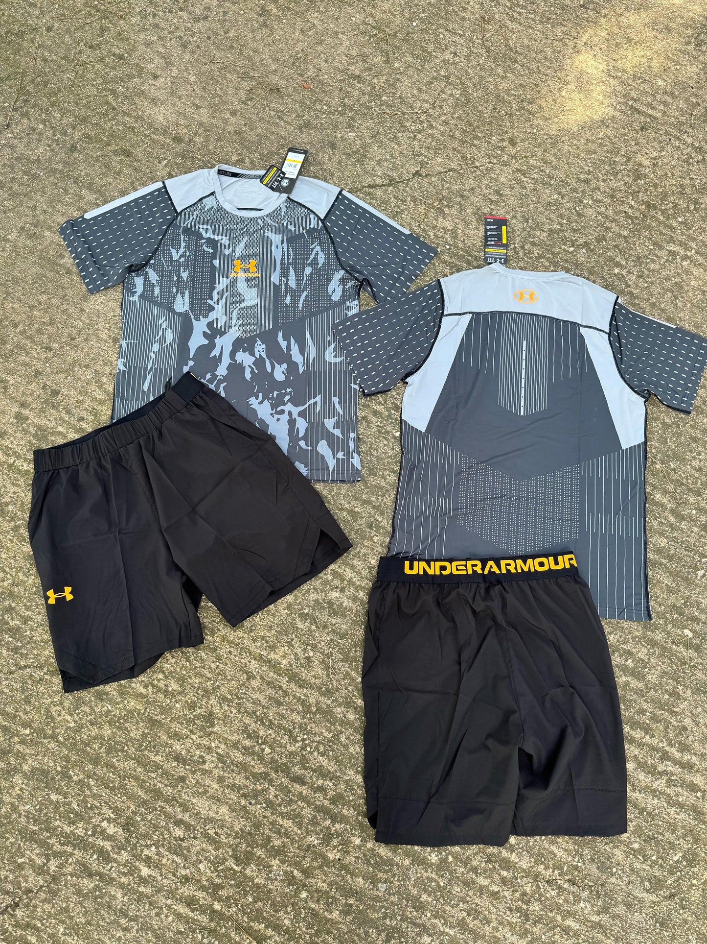 CONJUNTO VERANO UNDER ARMOUR ⚫️🟠