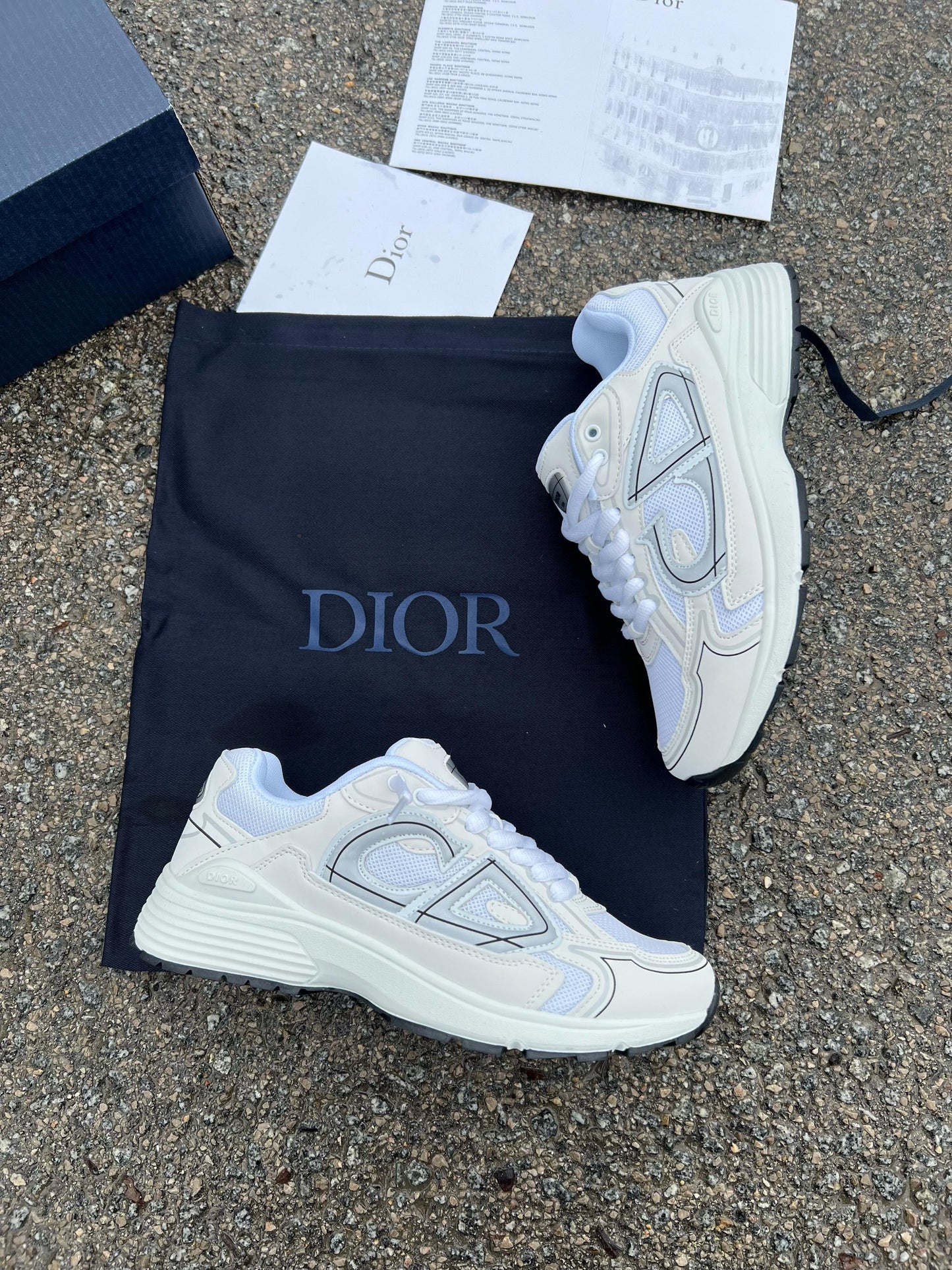 DIOR B30 WHITE BLACK 🐼🔝
