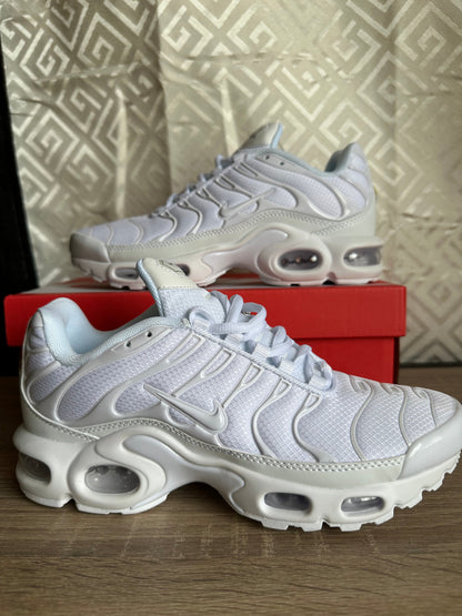 Nike tn “ALL WHITE”